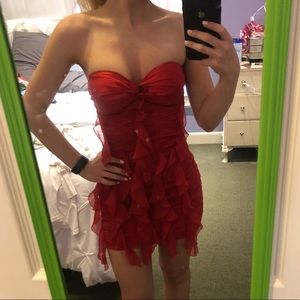 Bebe Red Dress XXS